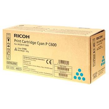 RICOH PC600 (408315) - originální toner, azurový, 12000 stran