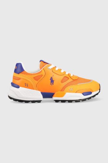 Sneakers boty Polo Ralph Lauren POLO JGR PP oranžová barva, 809891786003
