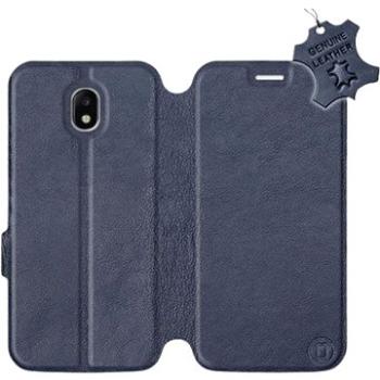 Flip pouzdro na mobil Samsung Galaxy J5 2017 - Modré - kožené -   Blue Leather (5903226521234)