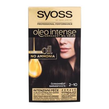 Syoss Oleo Intense Permanent Oil Color 50 ml barva na vlasy pro ženy 2-10 Black Brown na barvené vlasy