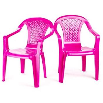 IPAE - sada 2 židličky růžové (8595105780046)