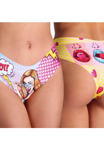 Dámské kalhotky Meméme HOT GIRL Hi-briefs XL Dle obrázku