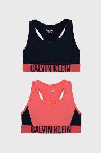 Dětská podprsenka Calvin Klein Underwear 2-pack tmavomodrá barva