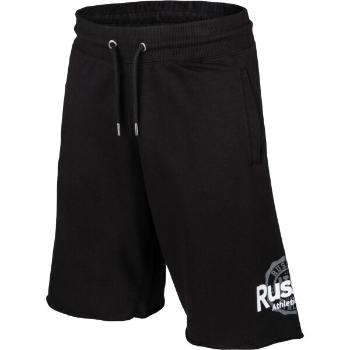 Russell Athletic CIRCLE RAW SHORT Pánské šortky, černá, velikost XL