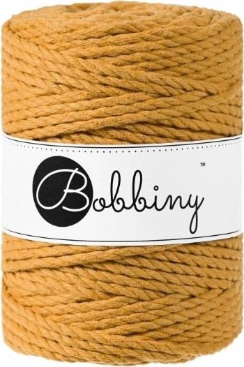 Bobbiny 3PLY Macrame Rope 5 mm 100 m Mustard Šňůra