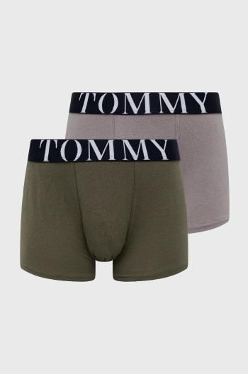 Dětské boxerky Tommy Hilfiger zelená barva