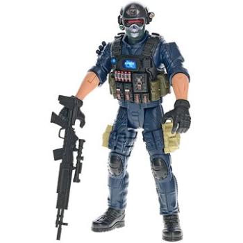 MIKRO-TRADING Panáček kloubový SWAT team 30 cm se zbraní (MI41121)