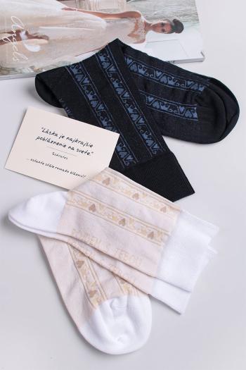 Set svatebních ponožek v dárkové krabičce Vife a Vifer