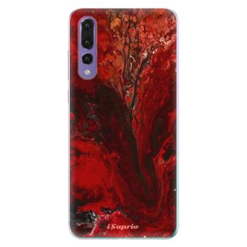 Odolné silikonové pouzdro iSaprio - RedMarble 17 - Huawei P20 Pro