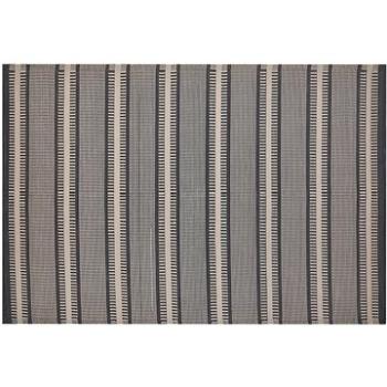 Venkovní koberec béžový a černý 160x230 cm MANSA, 250860 (beliani_250860)