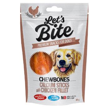 Brit Let´s Bite Chewbones Calcium Sticks with Chicken Fillet 80g