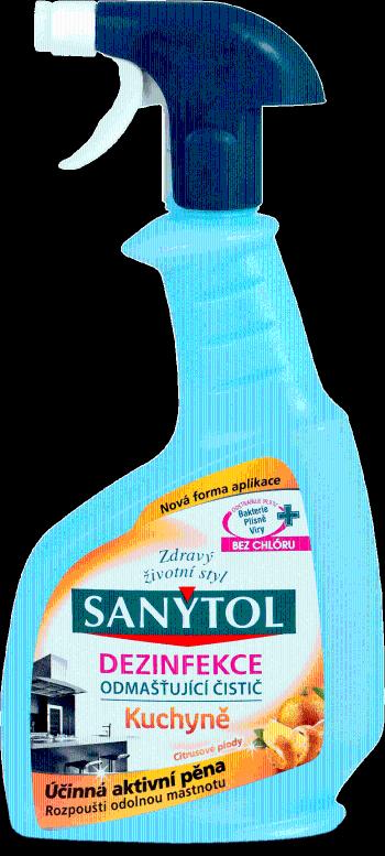 Sanytol - Dezinfekční odmašťující čistič na kuchyně 500 ml