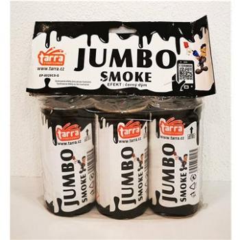 Dýmovnice - jumbo smoke -  černá - 3ks - trhací pojistka (8595596320578)