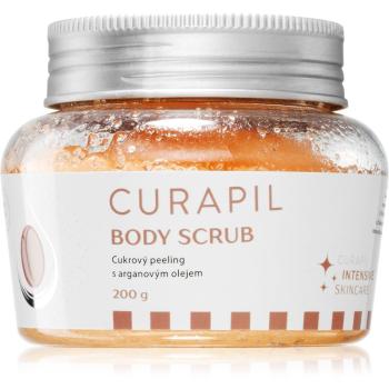 Curapil Care Body Scrub cukrový tělový peeling s arganovým olejem 200 g