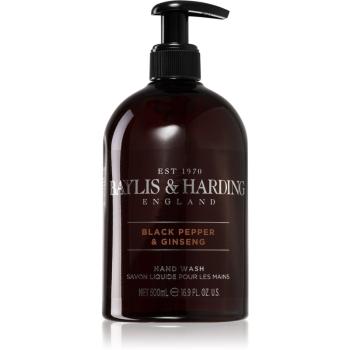 Baylis & Harding Black Pepper & Ginseng tekuté mýdlo na ruce 500 ml