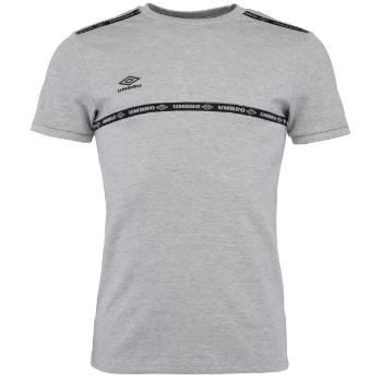 Umbro TAPED TECH TEE Pánské triko, šedá, velikost