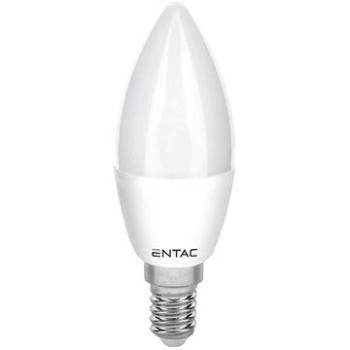 ENTAC LED žárovka E14 svíčka 6,5W 560lm studená, ekv. 46W (LLC14-6,5W-CW)