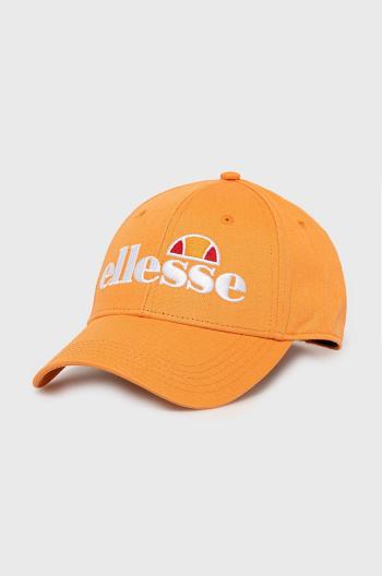 Čepice Ellesse oranžová barva, vzorovaná