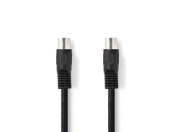 Kabel DIN konektor/DIN konektor 1m NEDIS CAGP20000BK10