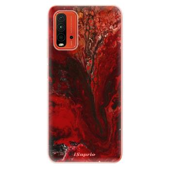 Odolné silikonové pouzdro iSaprio - RedMarble 17 - Xiaomi Redmi 9T