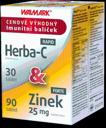 Walmark Herba-C 30 tabelt + Zinek 25mg 90 tablet 120 tablet