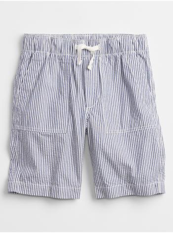 Modré klučičí dětské kraťasy pull-on shorts