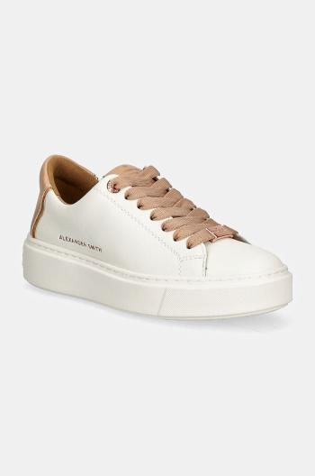 Sneakers boty Alexander Smith London bílá barva, ALBALDW8352WNU