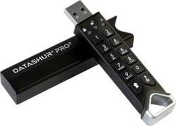 USB flash disk iStorage datAshur Pro2 IS-FL-DP2-256-512, 512 GB, USB 3.2 (Gen 1x1) , černá