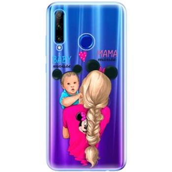 iSaprio Mama Mouse Blonde and Boy pro Honor 20 Lite (mmbloboy-TPU2_Hon20L)