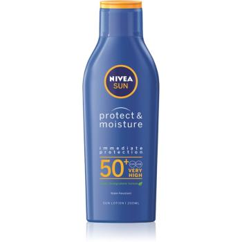 Nivea Sun Protect & Moisture hydratační mléko na opalování SPF 50+ 200 ml