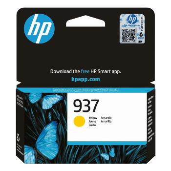 HP 4S6W4NE - originální cartridge HP 937, žlutá, 800 stran