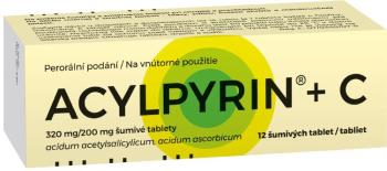 Acylpyrin + C 12 šumivých tablet