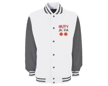 Retro sportovní bunda Baseball unisex Happy jak dva grepy