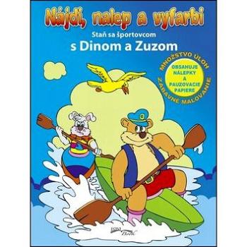 Nájdi, nalep a vyfarbi Staň sa športovcom s Dinom a Zuzom (9789045871523)