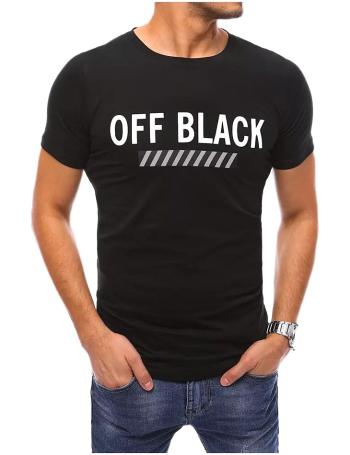 černé pánské tričko off-black vel. L