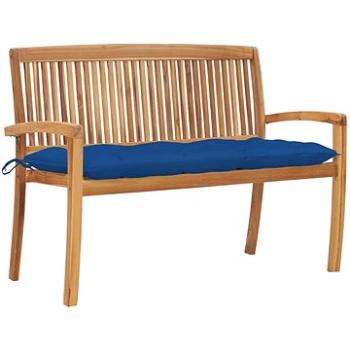 SHUMEE Stohovatelná lavice s poduškou 128,5 cm teak 3063304 (3063304)