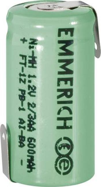 Akumulátor NiMH Emmerich 2/3 AA 600 mAh, ZLF