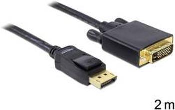 DisplayPort / DVI kabel Delock [1x zástrčka DisplayPort - 1x DVI zástrčka 24+1pólová] černá 2.00 m