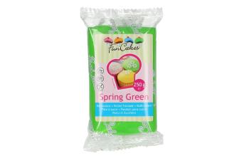 Zelený rolovaný fondant Spring Green (barevný fondán) 250 g - FunCakes