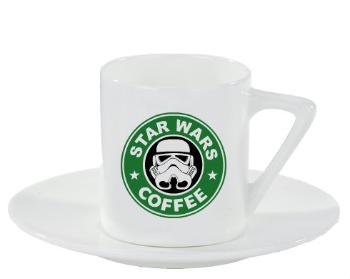 Espresso hrnek s podšálkem 100ml Starwars coffee