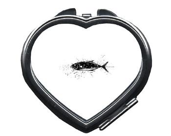Zrcátko srdce Ryba