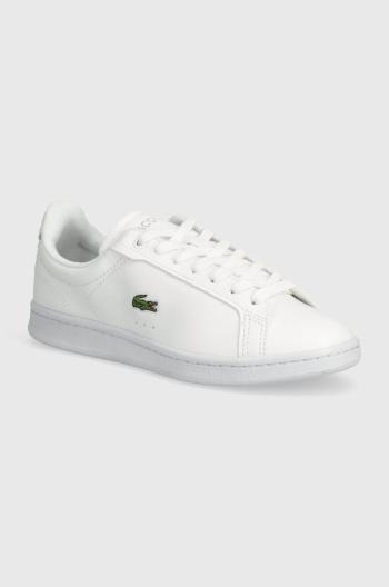 Dětské sneakers boty Lacoste Court sneakers bílá barva