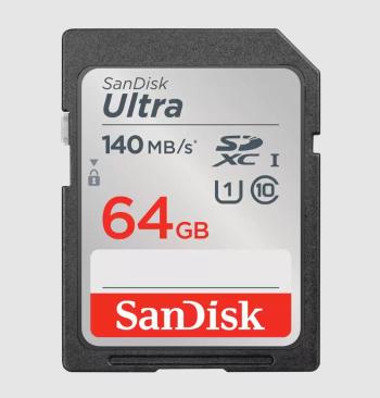 SanDisk Ultra SDXC 64GB 140MB/s Class10 UHS-I