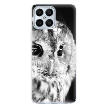 Odolné silikonové pouzdro iSaprio - BW Owl - Honor X8