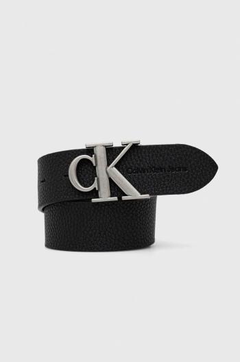 Oboustranný pásek Calvin Klein Jeans pánský, černá barva