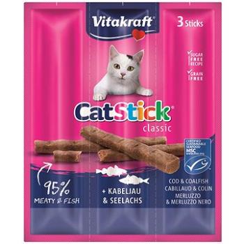 Vitakraft Cat Stick pochoutka treska/treska tmavá, 3 × 6 g (4008239240033)