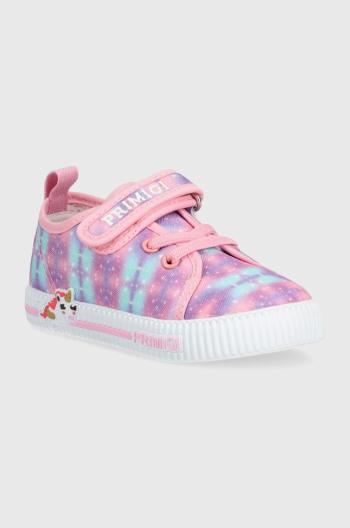 Dětské sneakers boty Primigi fialová barva