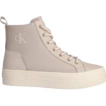 Calvin Klein BOLD VULC FLATFORM LACEUP Dámské tenisky, béžová, velikost