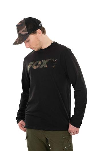 Fox Triko Long Sleeve Black/Camo T-Shirt - XXL