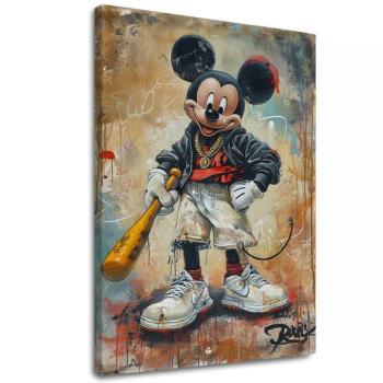 Obrázek STREET MICKEY na plátně | Akrylové detaily